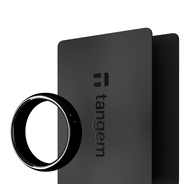 Tangem ring with cards