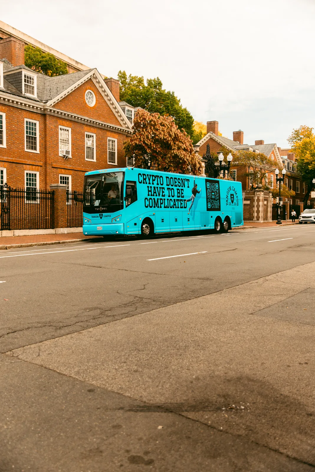 The bus in Cambridge