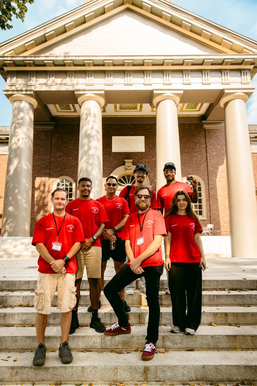 The crew at Harvard