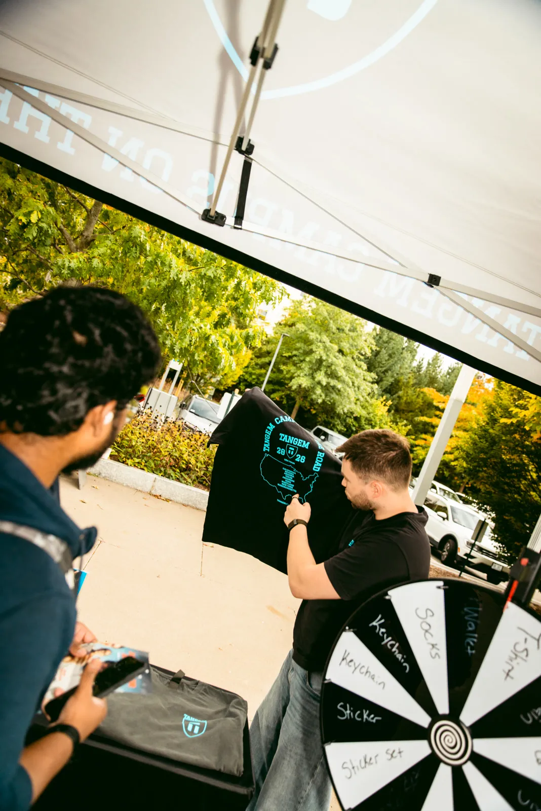 Spinning the prize wheel