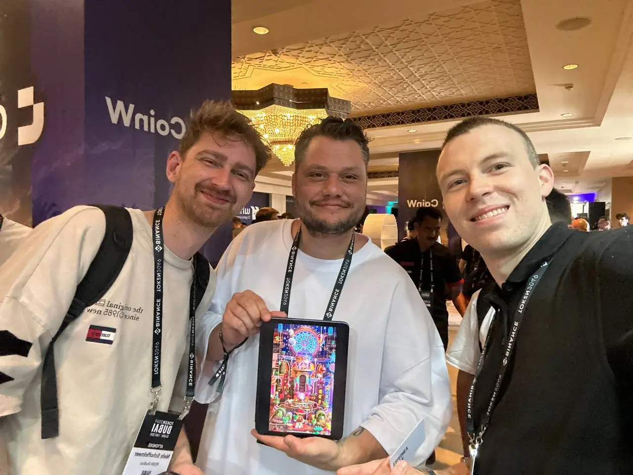 Tangem team at university classroom