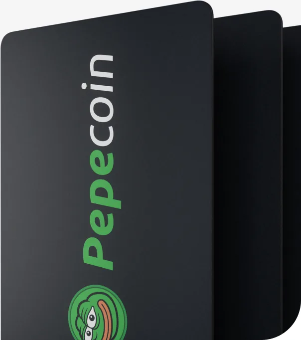 Pepecoin co-branded Tangem cards